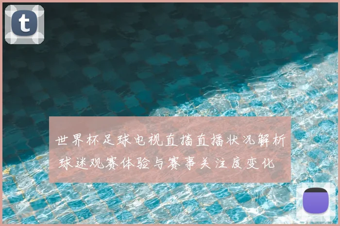 世界杯足球电视直搐直播状况解析 球迷观赛体验与赛事关注度变化